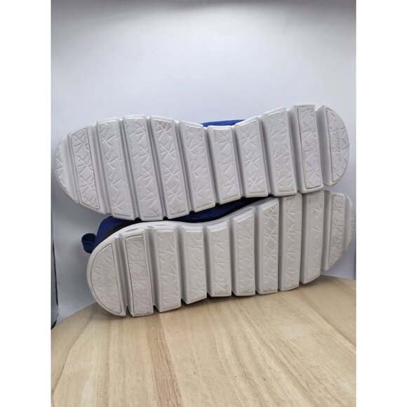 Skechers Shoes Sport Glide Mens Size 10 Blue Black Memory Foam Comfort 232136 - Picture 9 of 10